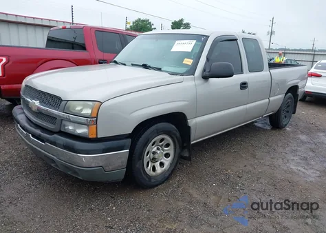 2005 Chevrolet Silverado 1500 Work Truck from USA, damaged, VIN 1GCEC19XX5Z178648